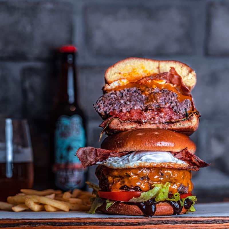 healthy food arranged together